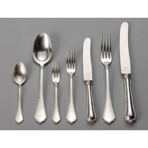 838 - A GROUP OF ASSEMBLED GERMAN SILVER CUTLERY, BREMER SILBERWAREN FABRIK