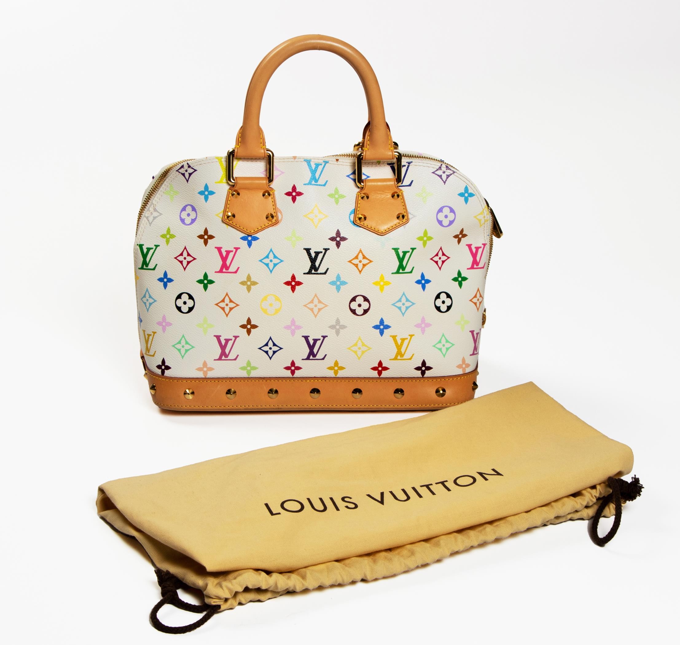 Sold at Auction: Louis Vuitton, LOUIS VUITTON 'TAKASHI MURAKAMI ALMA PM'  HANDBAG