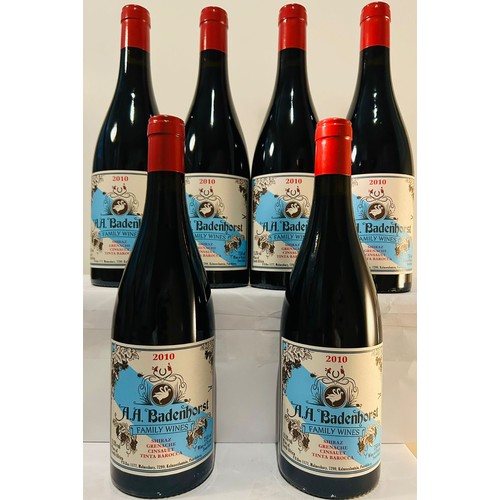 67 - 2010 A.A. Badenhorst Family Wines Family Red Shiraz, Grenache, Cinsault, Tinta Baroccax 6 bottles 75... 