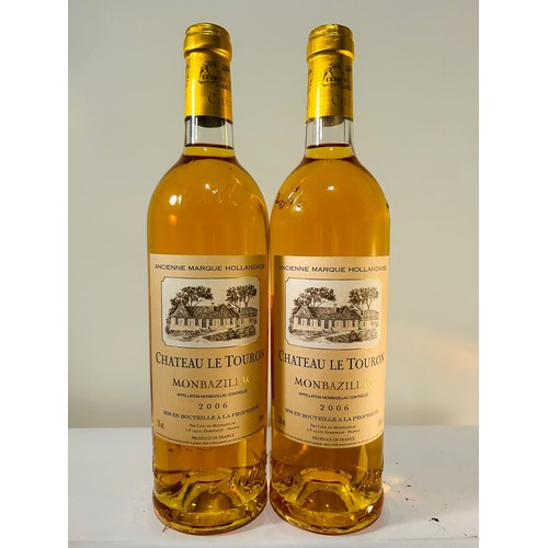 83 - 2006 Chateau Le Touron Monbazillacx 2 bottles 750ml