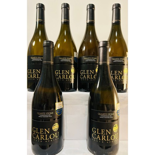 99 - 2012 Glen Carlou Quartz Stone Chardonnay x 6 bottles 750ml