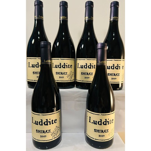 113 - 2007 Luddite Shiraz x 6 bottles 750ml