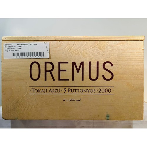 122 - 2000 Oremus Aszu 5 Puttonyos x 6 bottles 500ml