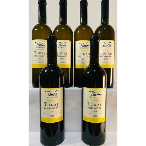 124 - 2012 Pendits Tokaji Muskotaly Dry x 6 bottles 750ml