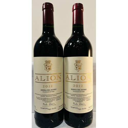 135 - 2012 Tempos Vega Sicilia Alion x 2 bottles 750ml