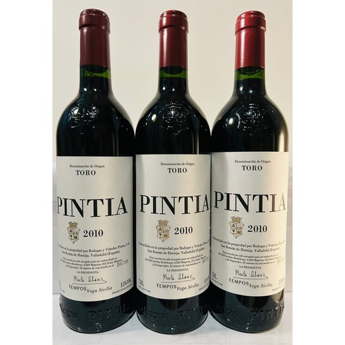 136 - 2010 Tempos Vega Sicilia Pintia x 3 bottles 750ml