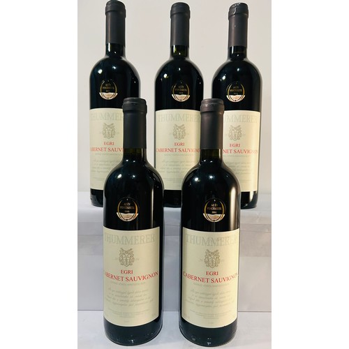 140 - 2009 Thummerer Egri Cabernet Sauvignon  x 5 bottles 750ml