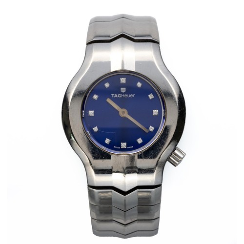 A LADIES STAINLESS STEEL WRISTWATCH TAG HEUER ALTER EGO