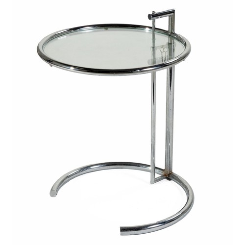 650 - A REPRODUCTION E1027 SIDE TABLE, DESIGNED IN 1927 BY EILEEN GREY