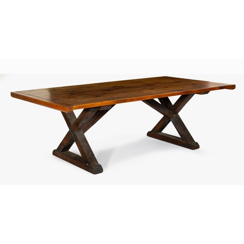 649 - A CAPE YELLOWWOOD TABLE, MANUFACTURED BY PIERRE CRONJE