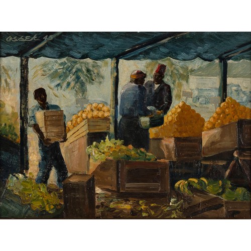 170 - Josef Osser (German/South African 1908 - 1988) MARKET SCENE