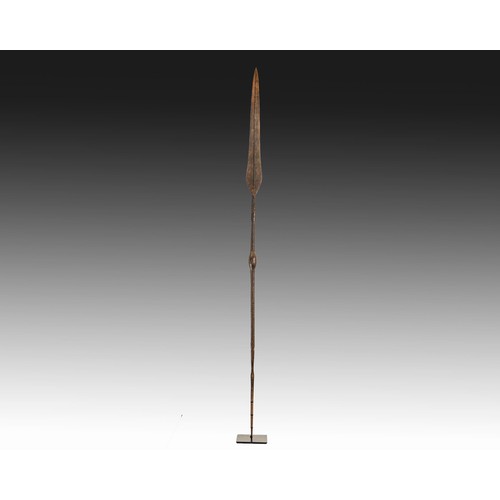 1474 - AN IRON CURRENCY SPEAR, PYGMY, DRC