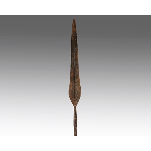 1474 - AN IRON CURRENCY SPEAR, PYGMY, DRC