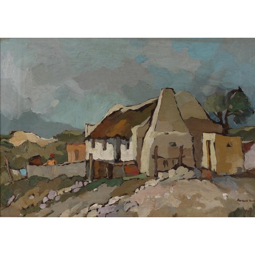 193 - Kobus Louw (South African 1933 - ) FISHERMAN'S COTTAGE