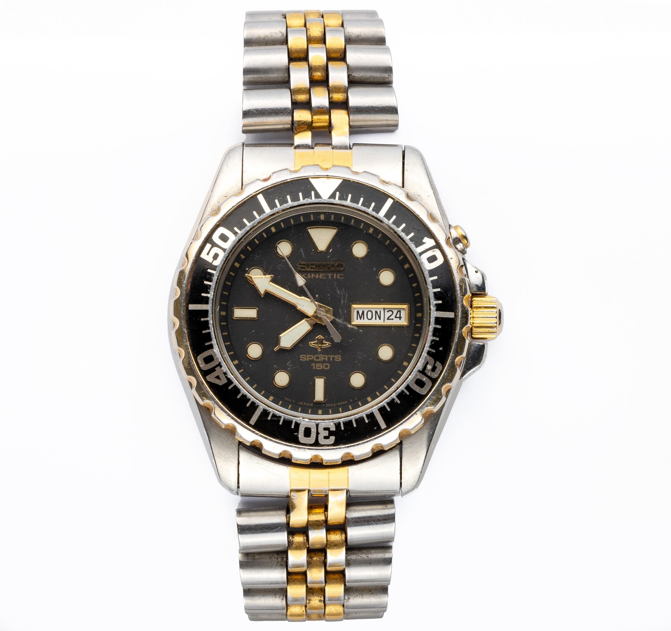 A17 美品　希少 稼動品　SEIKO KINETIC SPORTS 150 Seiko Kinetic Sports 150 Owner Review : Pleasing, dazzling