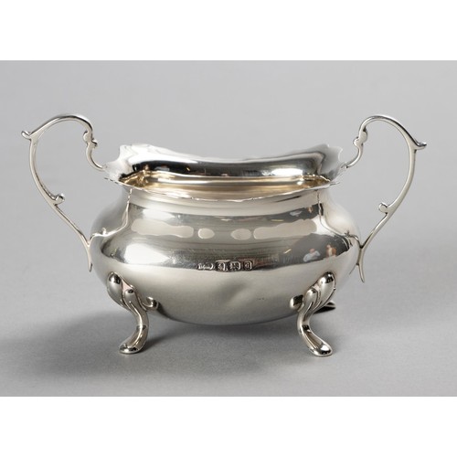 787 - AN EDWARD VII SILVER TWO HANDLED SUGAR BASIN, DEAKIN AND FRANCIS LTD, BIRMINGHAM, 1903