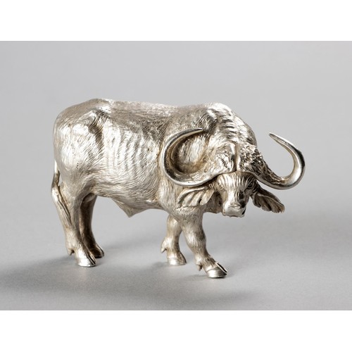 844 - A SILVER CAPE BUFFALO, PATRICK MAVROS