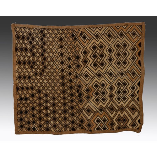 1471 - THREE KUBA CLOTHS, DRC