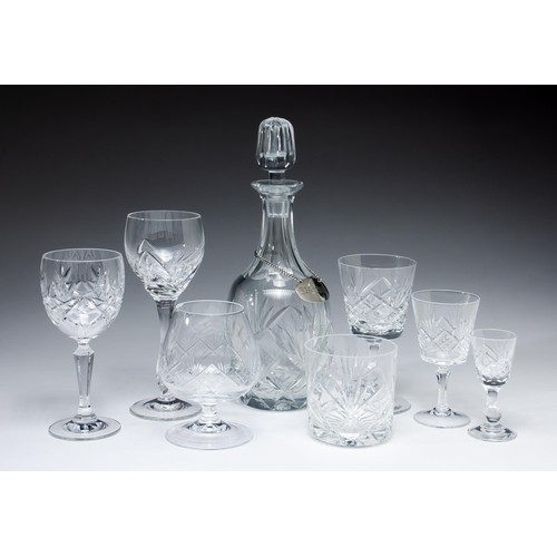 569 - A PART-SUITE OF 'ROYAL BRIERLEY' GLASSWARE