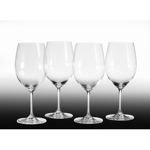 587 - A PAIR OF RIEDEL BURGUNDY GRAND CRU 4400/16 WINE GLASSES AND FOUR RIEDEL WINE GLASSES