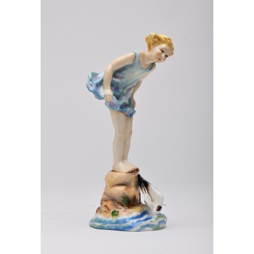 880 - A ROYAL WORCESTER 'SEA BREEZE' FIGURINE