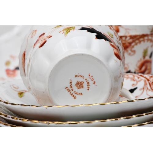 602 - A ROYAL ALBERT IMARI-STYLE PART TEA SET