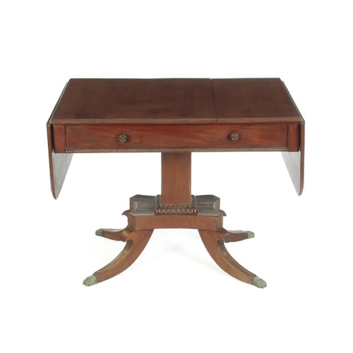 316 - A MAHOGANY SOFA TABLE, EARLY 20TH CENTURY