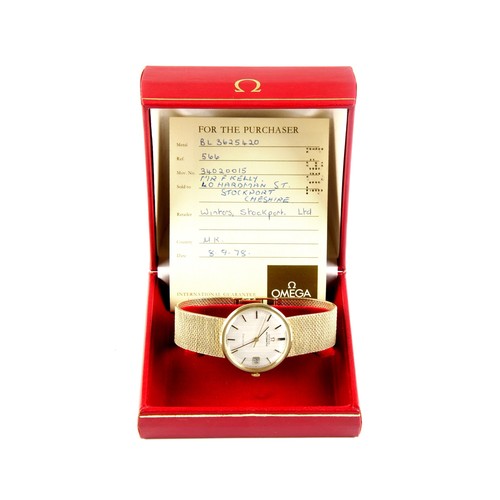 482 - A GENTLEMAN'S OMEGA WRISTWATCH