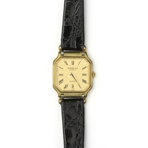 494 - A LADIES RAYMOND WEIL WRISTWATCH