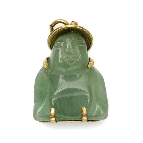 814 - A JADE LIKE BUDDHA PENDANT