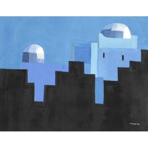 1119 - Trevor Coleman (South African 1936 - 2023) DREAM TIME, ROOF TOPS, MOROCCO