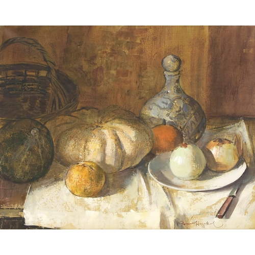 1068 - Irmin Henkel (South African 1921 - 1977) STILL LIFE WITH PUMPKINS