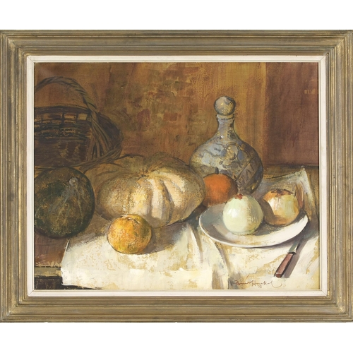 1068 - Irmin Henkel (South African 1921 - 1977) STILL LIFE WITH PUMPKINS