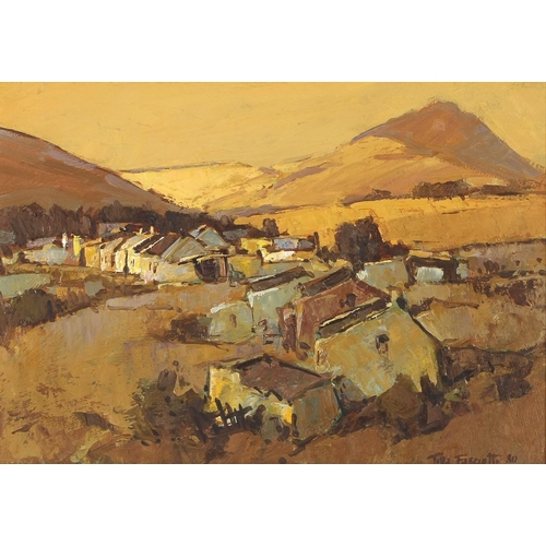 537 - Titta Fasciotti (South African 1927 - 1993) HOUSES IN LANDSCAPE