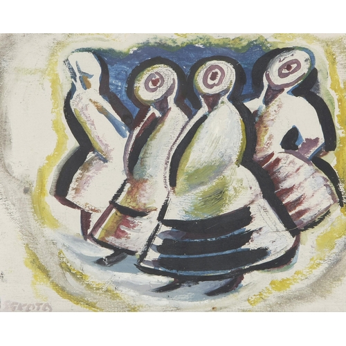 1057 - Gerard Sekoto (South African 1913 - 1993) GROUP OF WOMEN