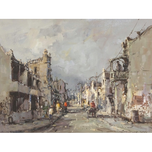 1065 - Christiaan Nice (South African 1939 - 2020) STREET SCENE