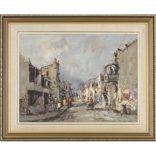 1065 - Christiaan Nice (South African 1939 - 2020) STREET SCENE