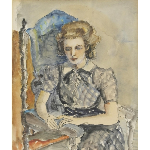 533 - Maud Frances Eyston Sumner (South African 1902 - 1985) PORTRAIT