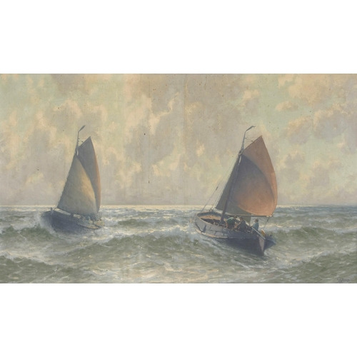 1316 - Attributed to Henk Dekker (Dutch 1897 - 1974) SAIL BOATS