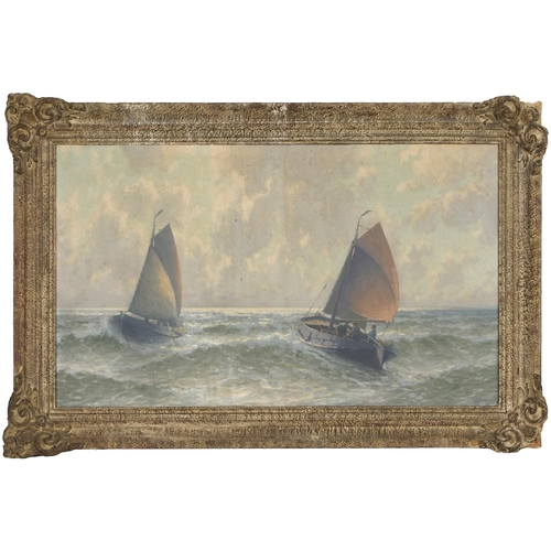 1316 - Attributed to Henk Dekker (Dutch 1897 - 1974) SAIL BOATS