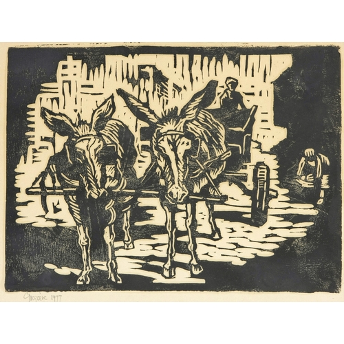 559 - Gregoire Johannes Boonzaier (South African 1909 - 2005) DONKEY CART