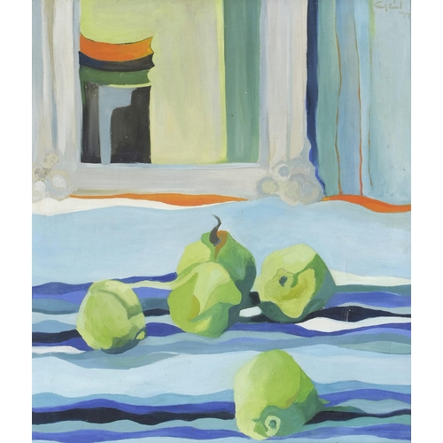 466 - Unattributed (*** 20th/21st Century) STILL LIFE WITH PEARS