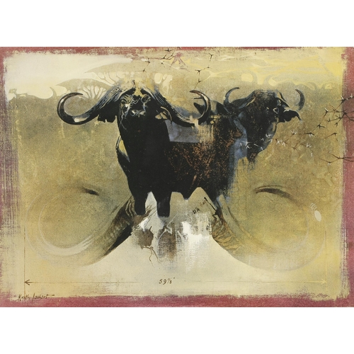 443 - Keith Joubert (South Africa 1948 - 2013) THE CAPE BUFFALO. SYNCERUS CAFFER.