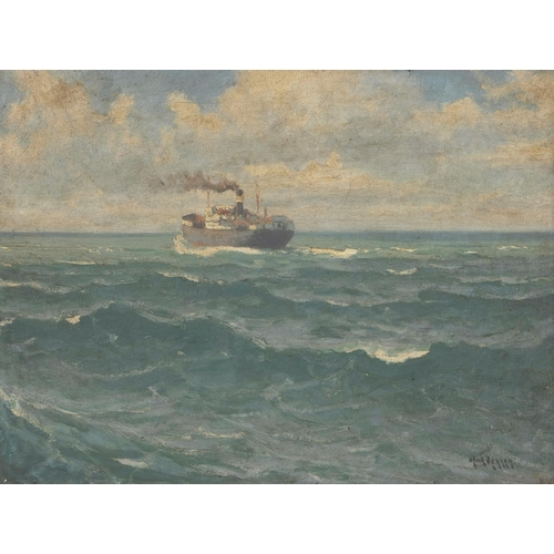 372 - Attributed to Henk Dekker (Dutch 1897 - 1974) SHIP AT SEA