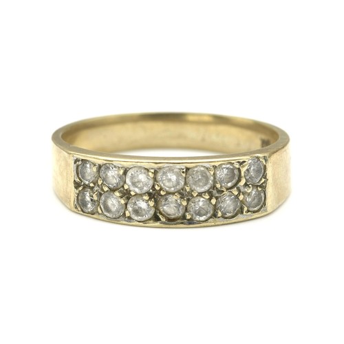 1454 - A CUBIC ZIRCONIA ETERNITY RING