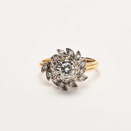 1410 - A DIAMOND DRESS RING