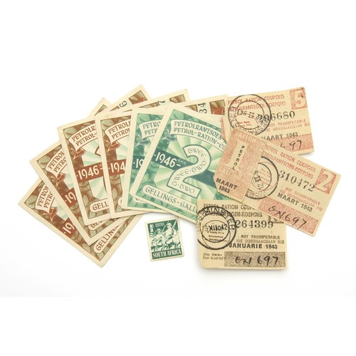 448 - A COLLECTION OF 1940s PETROL TOKENS