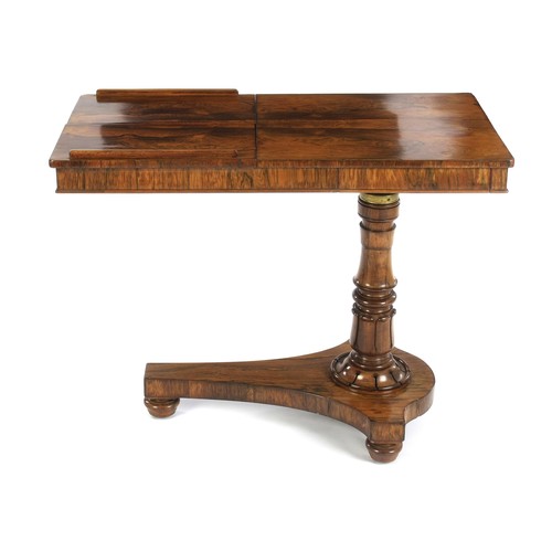 1138 - A VICTORIAN DOUBLE-SIDED READING TABLE