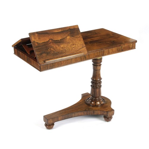 1138 - A VICTORIAN DOUBLE-SIDED READING TABLE