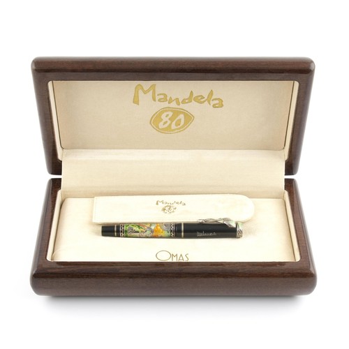 383 - AN OMAS BIRTH OF ROYALTY MANDELA 80TH BIRTHDAY FOUNTAIN PEN